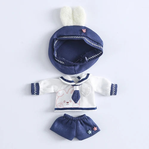 Baby Clothes Top + Hat + Pants/Skirt For 1/12 BJD,Ob11,Molly, Gsc,Body9 Doll Accessories Boys Girls Toys