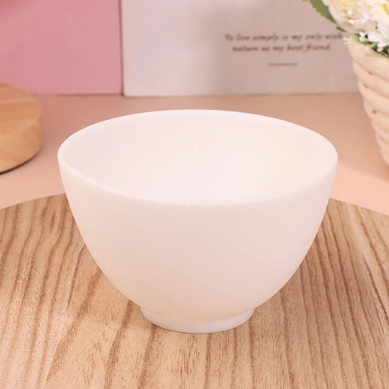 Colorful Silicone Face Mask Bowl Mask Stick Big Face Mask Powder Mixing Bowl Masks Brush Skin Face Care Tool