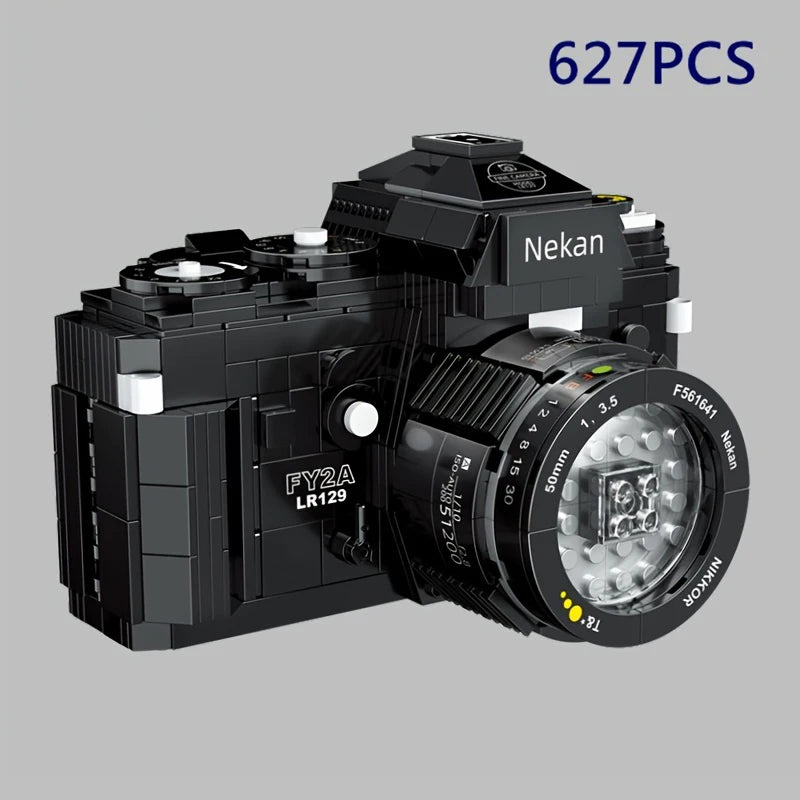 627PCS Camera Building Blocks Simulation Camera Assembly Model Bricks Kits Children's Educational DIY Toy Christmas Gifts