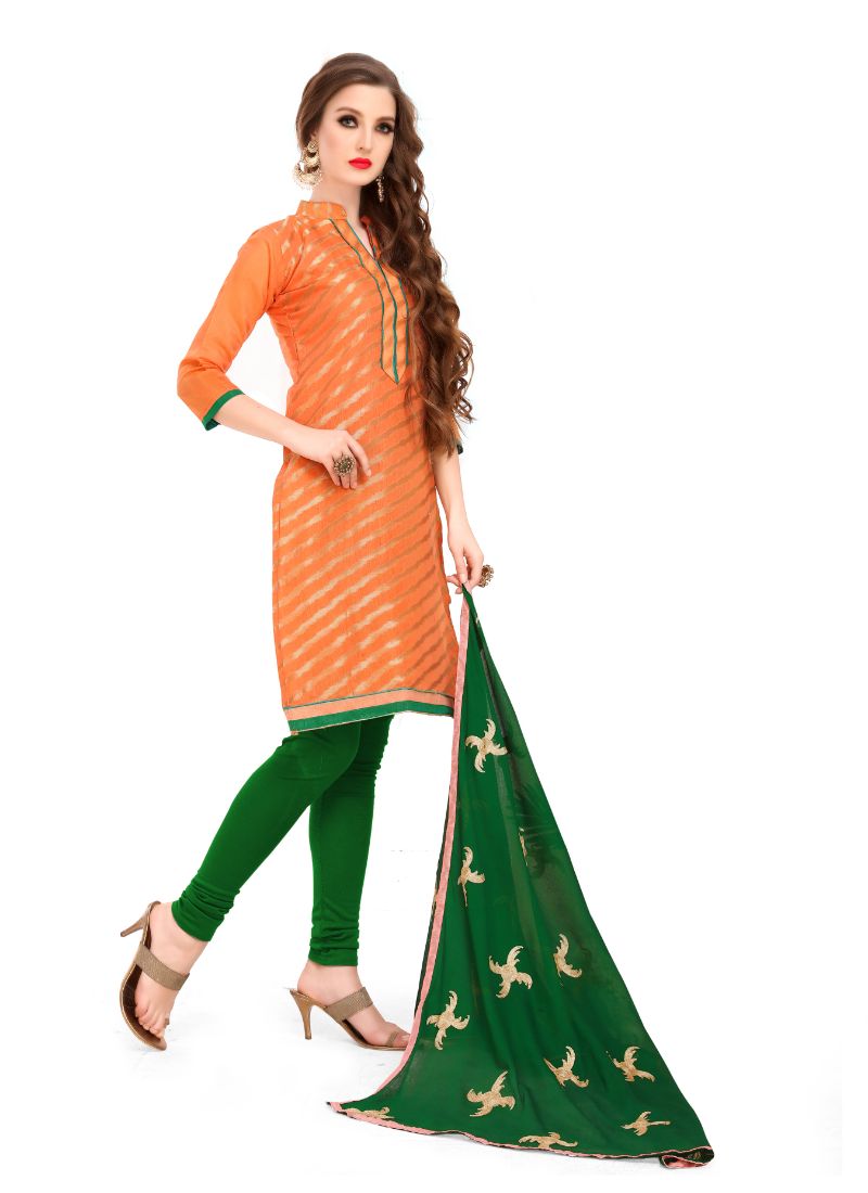 Generic Women's Banarasi Jacquard Salwar Material
