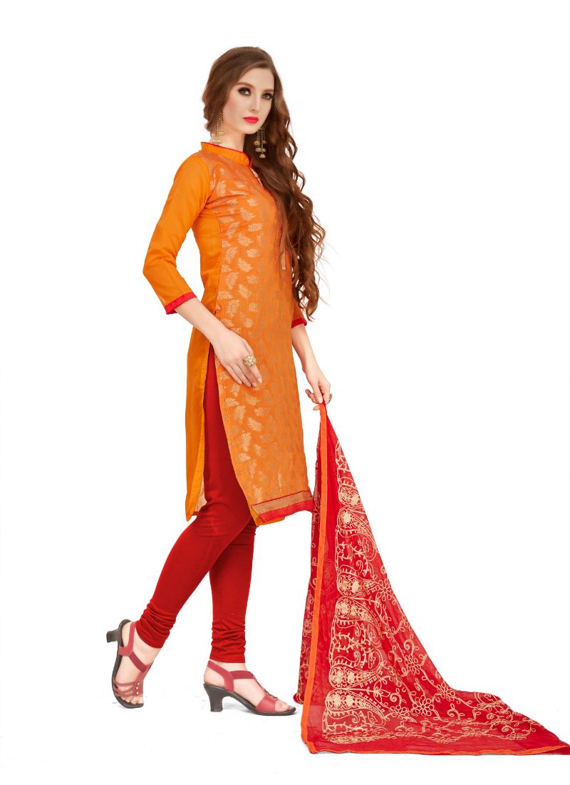 Generic Women's Banarasi Jacquard Salwar Material