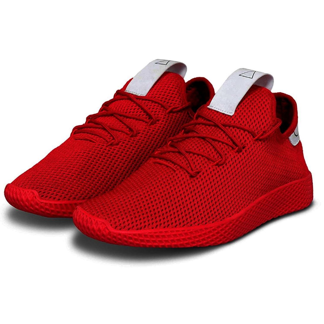 Generic Men Red Color Mesh Material Casual Sports