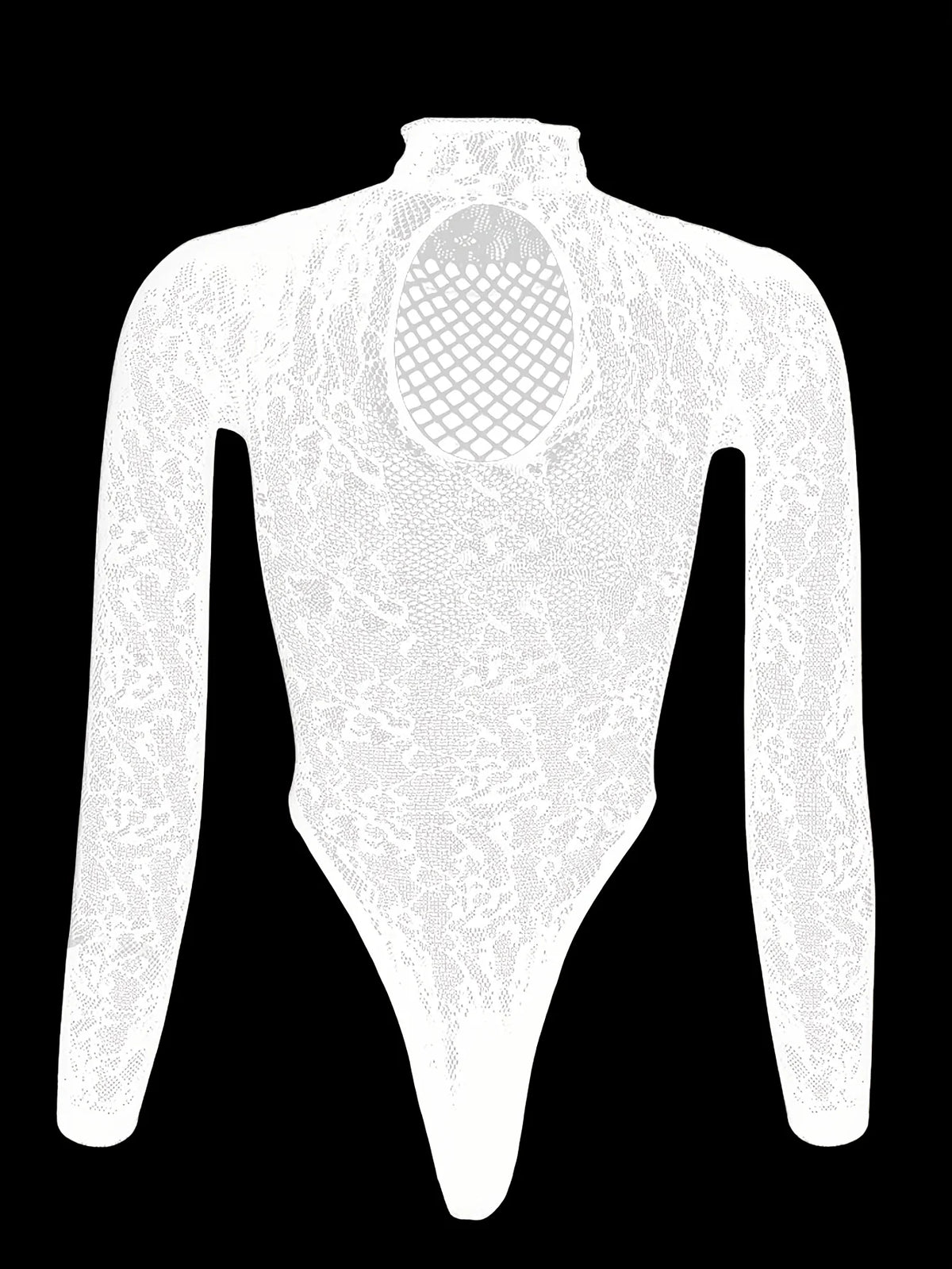 1 x Sexy bodysuit—an elegant lace and sheer mesh cutout design, perfect for lingerie parties or Valentine's Day dates.