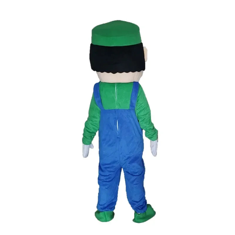 Adult Size Super Mascot Costume Fancy Dress Lovely Brothers Cosplay Costumes Mascot for Halloween Christmas Party