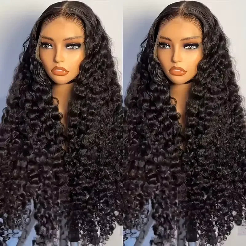 Geeta 13x4 13x6 Transparent Lace Front Human Hair Wig 360 Lace Frontal Wigs Brazilian 4x4 5x5 Lace Closure Wigs for Black Women
