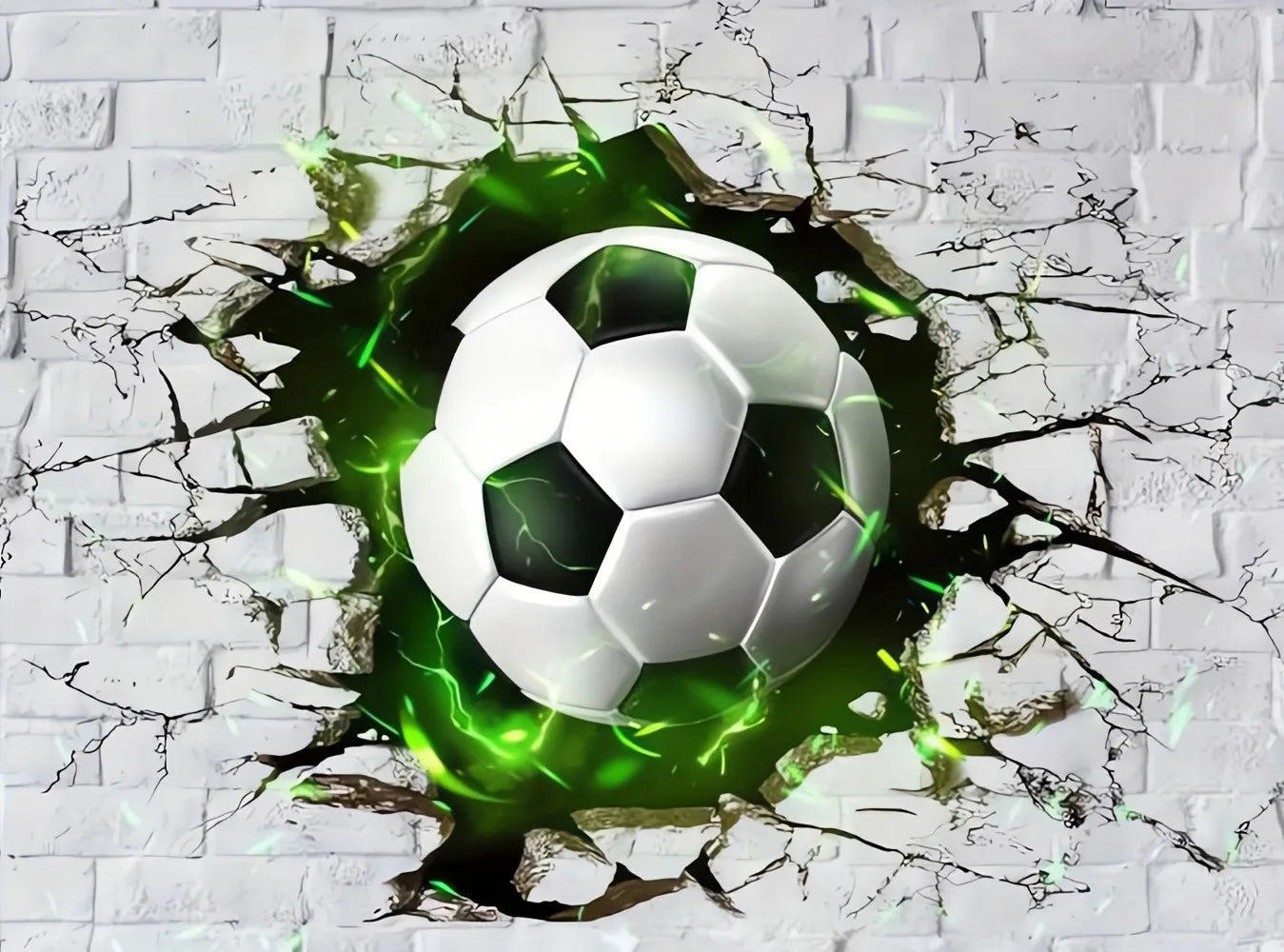 Football Backdrop Football Trophy Photo Booth Background Boy Birthday Soccer Field Sports Poster Baby Shower Decors Banner