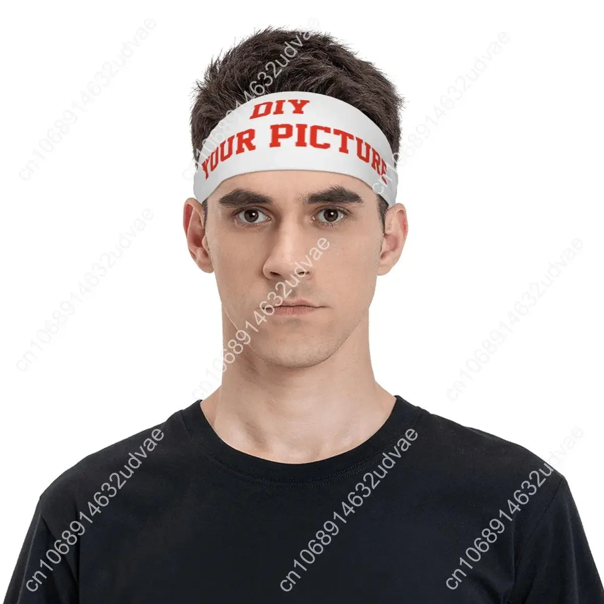 DIY Your Picture Sports Headband Headwrap Customized Hair Band Cycling Sport Sweatband Sports Safety for Women