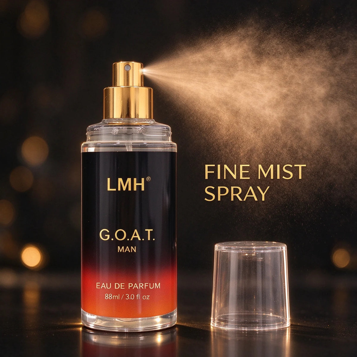 G.O.A.T. MAN 88ml Full-Size Spray Long-Lasting Masculine Woody Fragrance Suitable for Business Office Dating Daily Use Christmas Gift for Boyfriend Or Husband