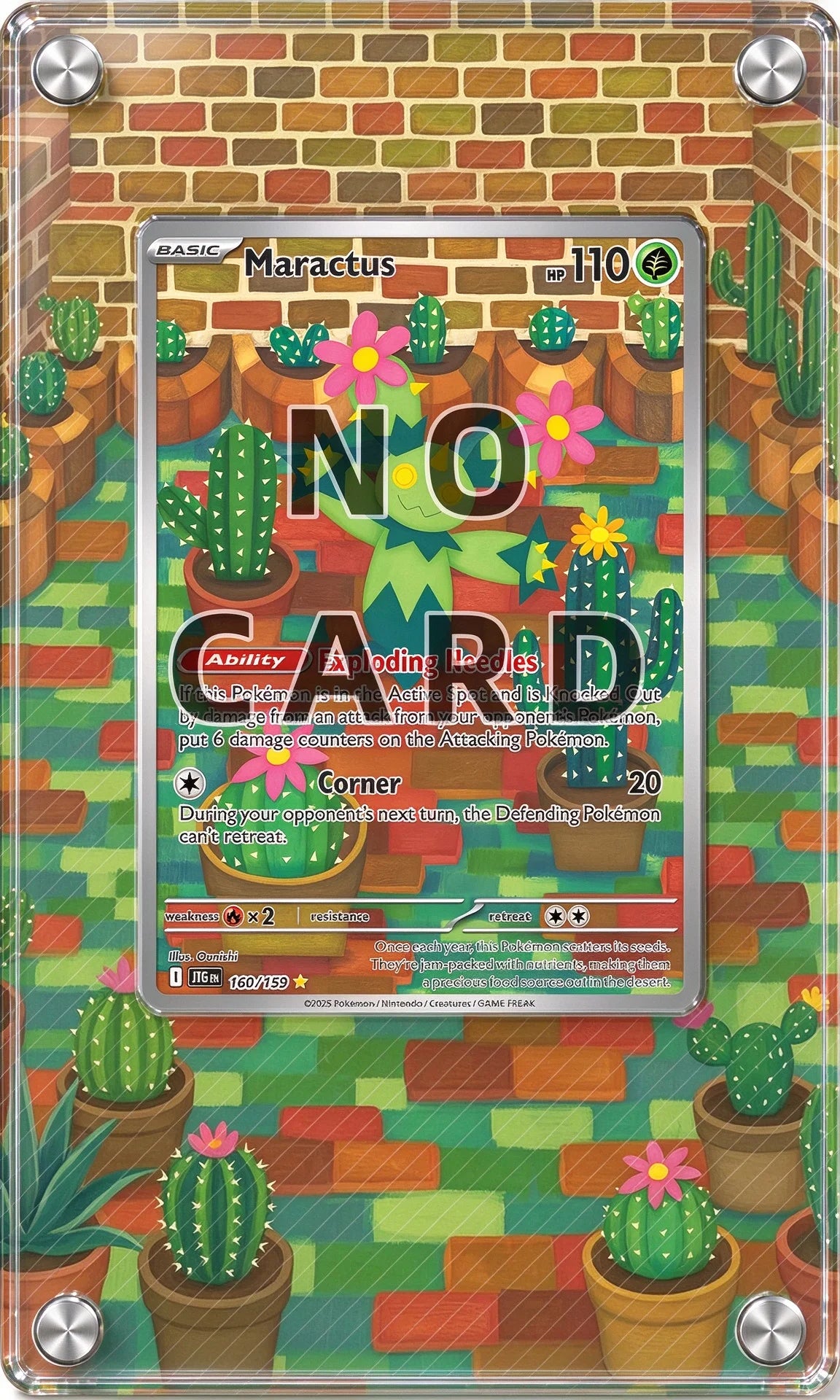 High-definition Acrylic Anime Battle Card Display Frame PTCG Card Collector Gift Desktop Ornament