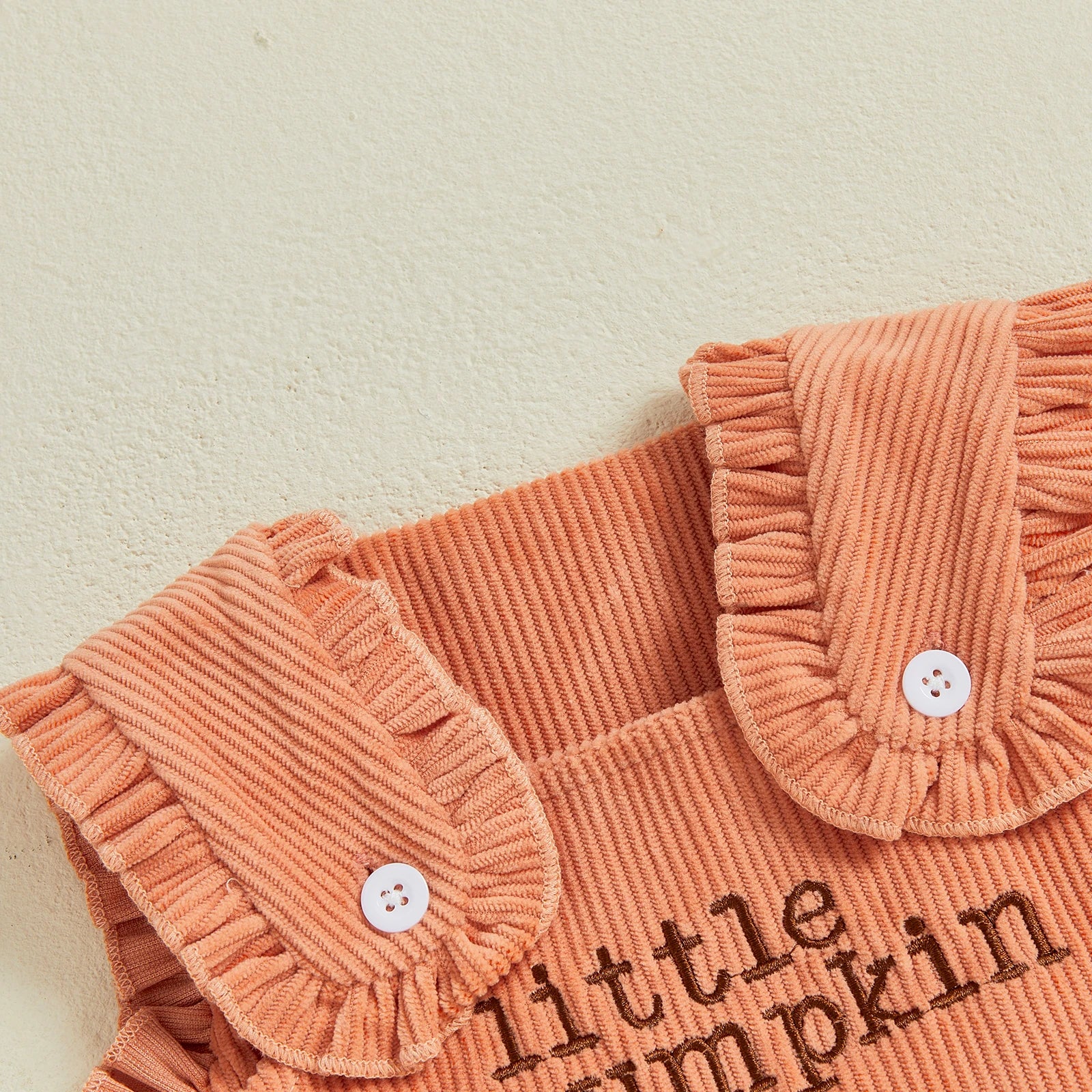 0-24M Toddler Baby Girl Halloween Outfit Pumpkin Letter Sleeveless Babydoll Tops Bow Elastic Waist Ruffle Shorts 2 Piece Set