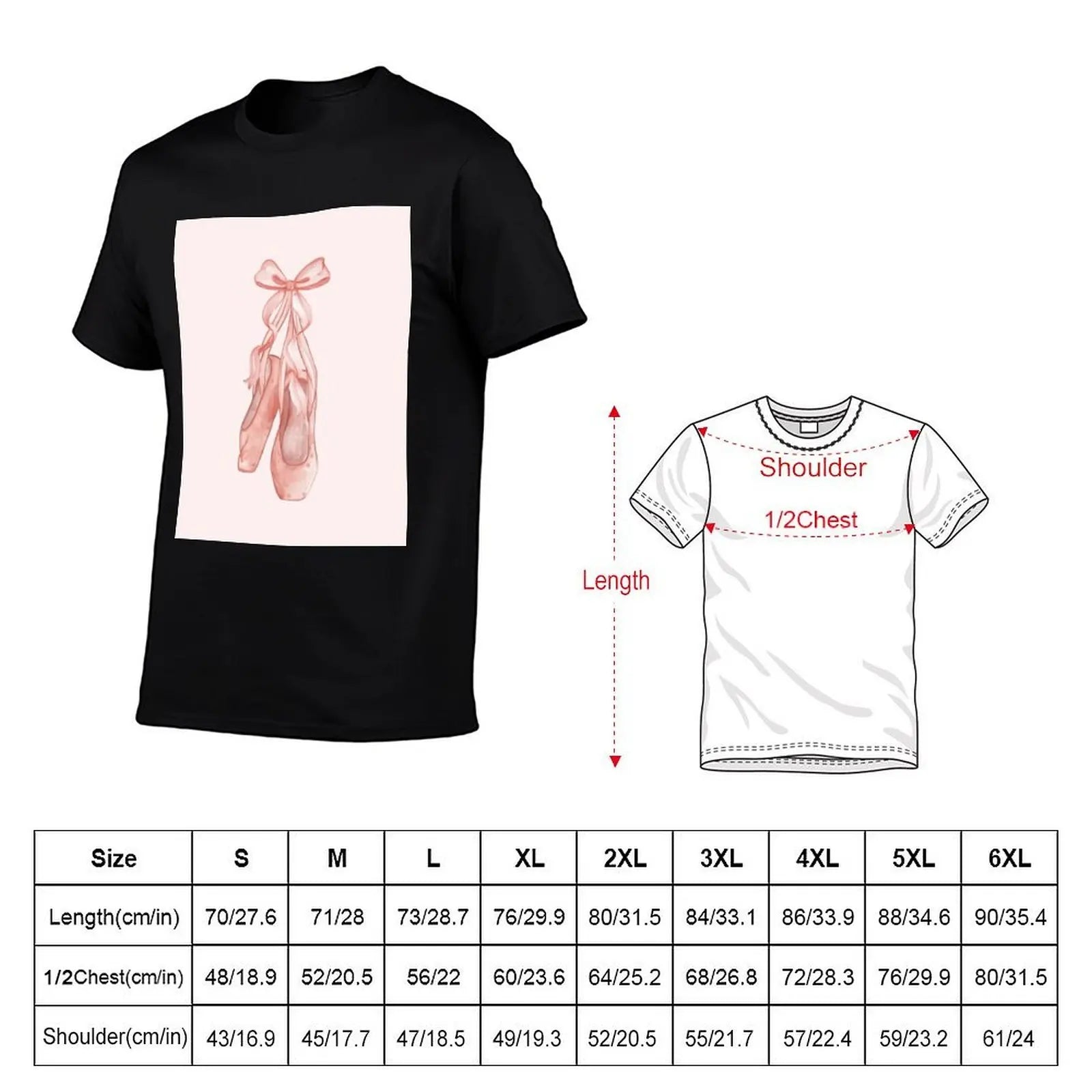 Ballet Dreams – Pink Pointe Shoes with Ribbon T-Shirt vintage t shirts funny meme t-shirts croswit shirt man t shirts men