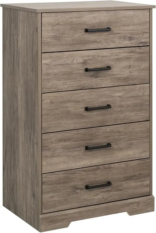 Superior 5-Drawer Chest for Bedroom - Spacious and Stylish Chest of Drawers, Measuring 17.75"D x 31.5"W x 44.75"H,