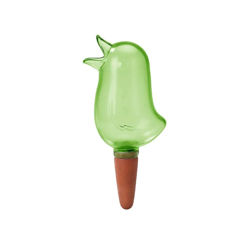 High Quality Automatic Flower Waterer Plant Waterer Self Watering Water Balloon Bird Shaped Hand Blown Plastic Water Balloon