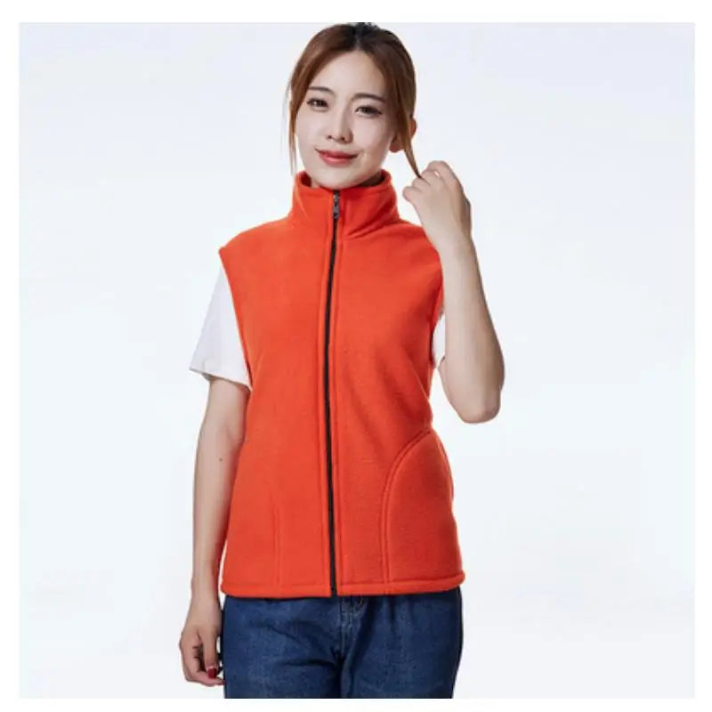 New Fleece Women Vests Autumn Korean Plus size Sleeveless Jackets Ladies Fashion Zipper Casual Waistcoat Female 442
