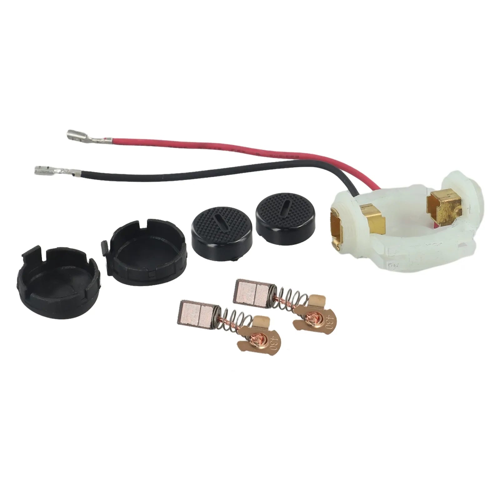 1 Set Plastic+Metal CB430 Carbon Brush Holder For-Makita 638921-2 BGA450 BGA452 DGA452 BGD800 Carbon Brush Holder Power Tools