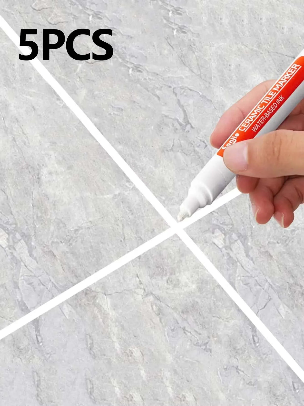 1/5/10PC Waterproof Marker Pen Wall Seam Repair Tiles Grout Markers Pens Floor Bathroom Decontamination Paint Brush Tools