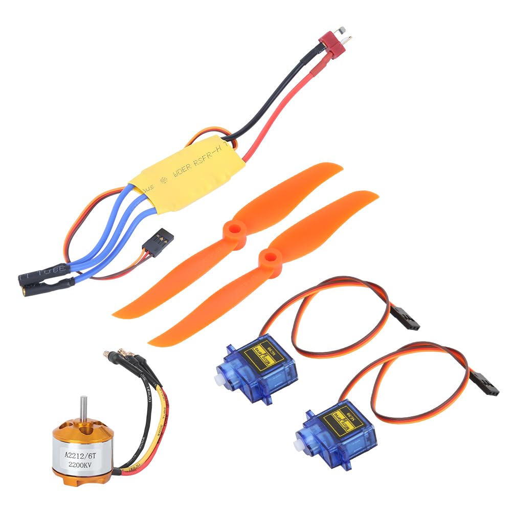 Premium RC A2212 2200KV Brushless Motor, New 30A ESC Electric Speed
