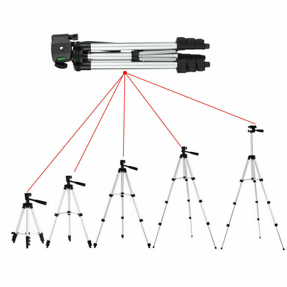 Professional Camera Tripod Stand Holder Mount For iPhone Samsung Cell