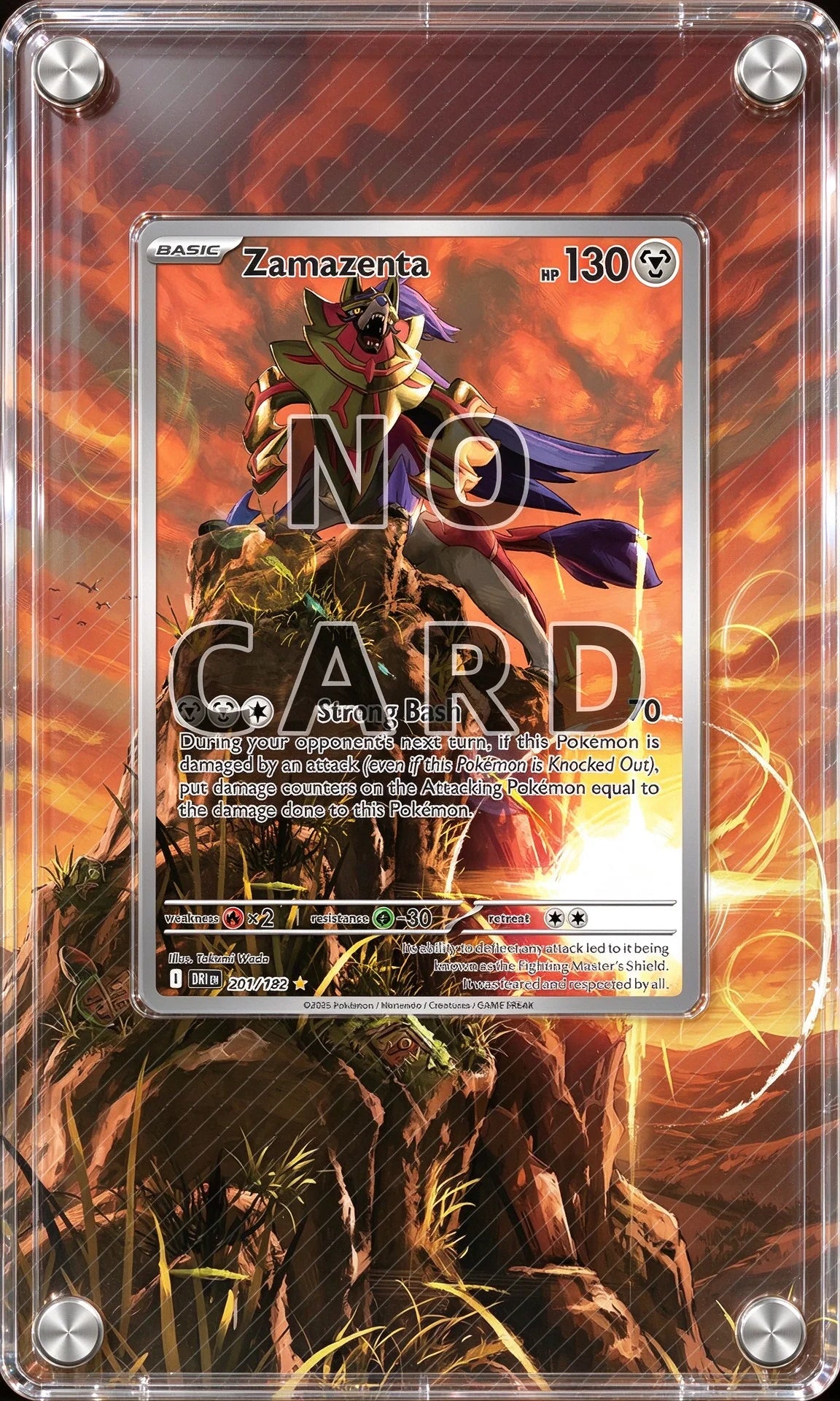 High-definition Acrylic Anime Battle Card Display Frame PTCG Card Collector Gift Desktop Ornament