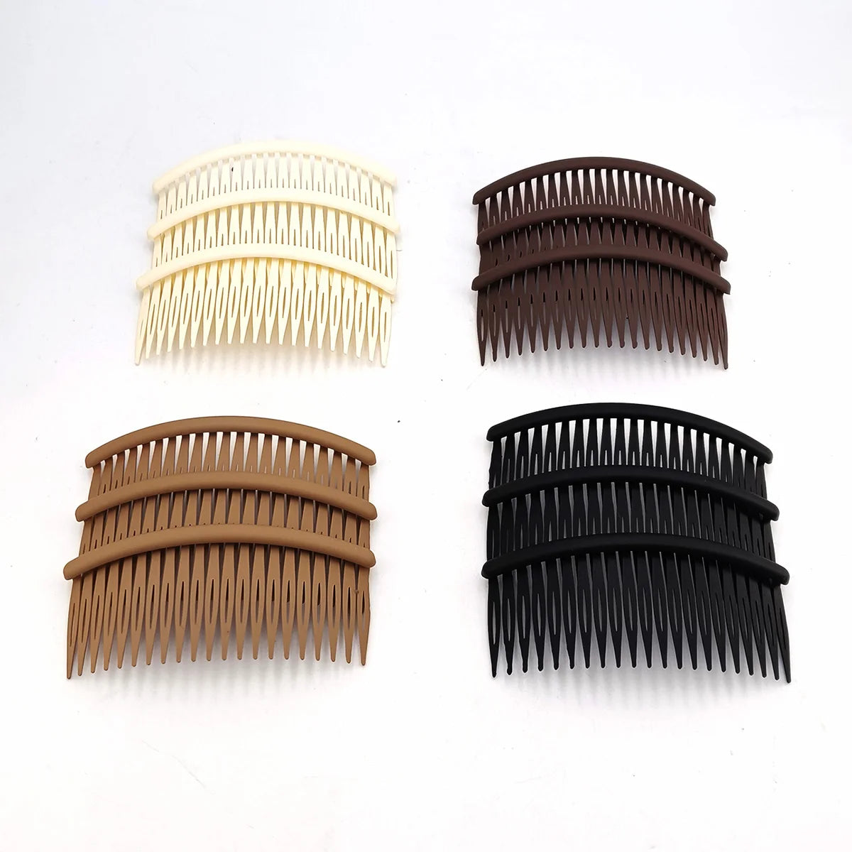1/12 PCS Women Hair Comb Large Simple Hairpin Bangs Fixed Arrangement Broken Hair Headband Back Head Comb Hair Accessories