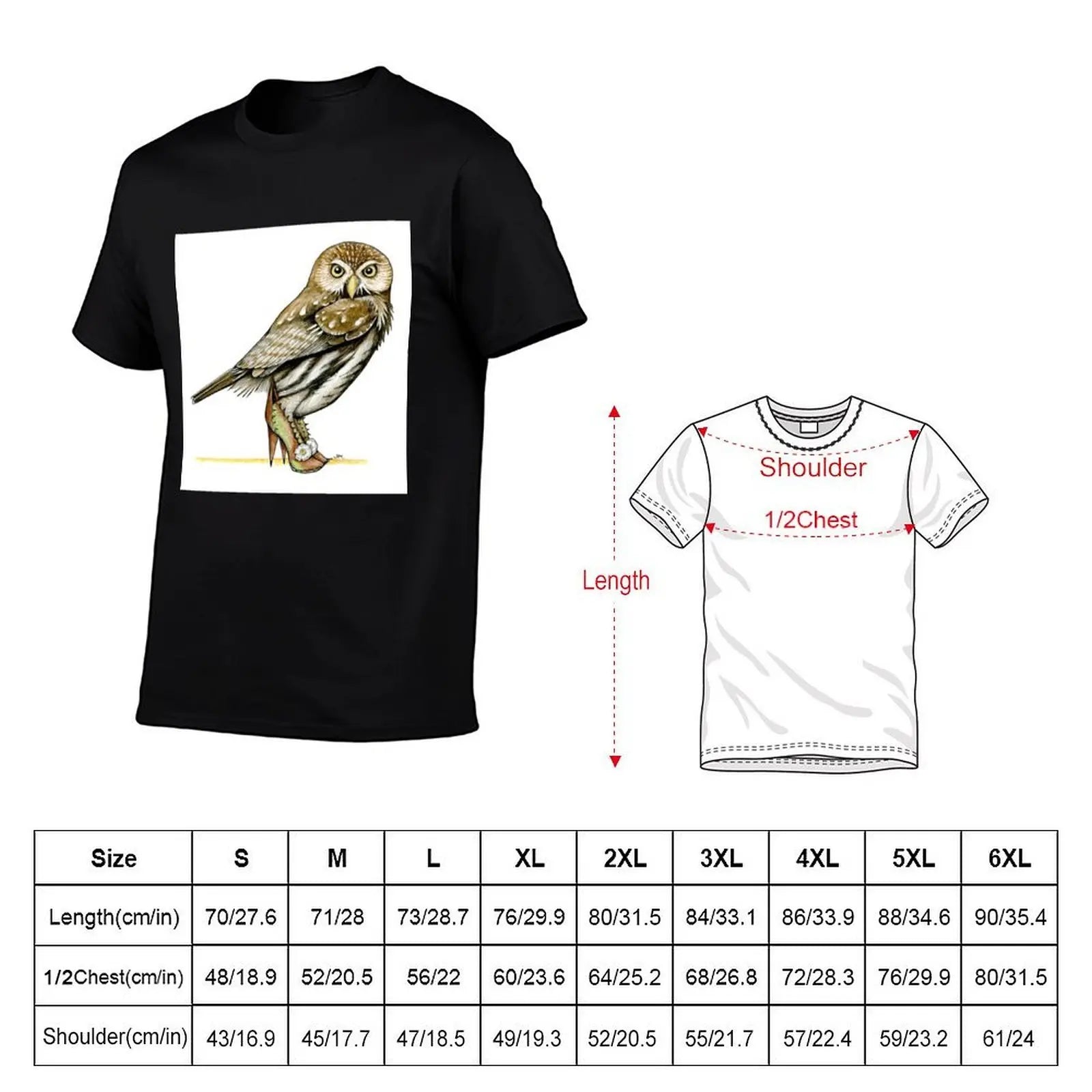 Cactus Ferruginous Pygmy-Owl in Cactus Shoes T-Shirt summer top heavyweights blanks anime figures workout shirts for men