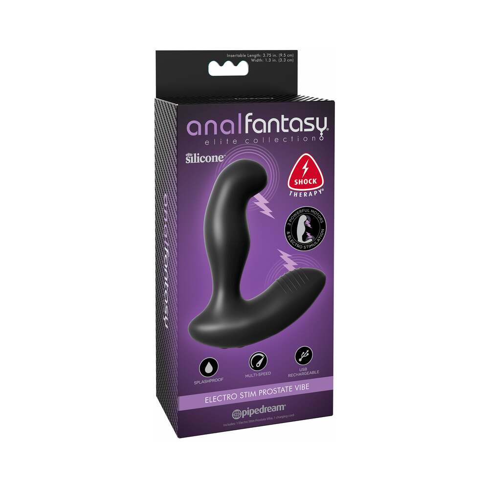 Anal Fantasy Elite Collection Electro Stim Prostate Vibe Black