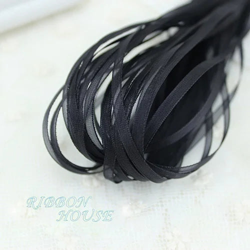 (40 meters/pack) 1/4''(6mm) Organza Ribbons Wholesale Gift Wedding Christmas Decoration Wrapping ribbons Handmade DIY