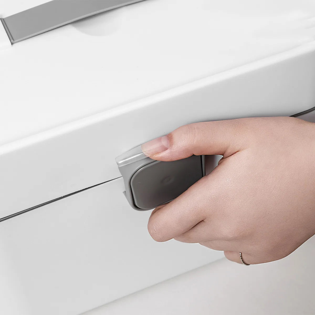 Plastic Nail Art Storage Box Nail Tools Gel Polish Organizer Nail Dryer Lamp Container Brush File Manicure Accessories Holder