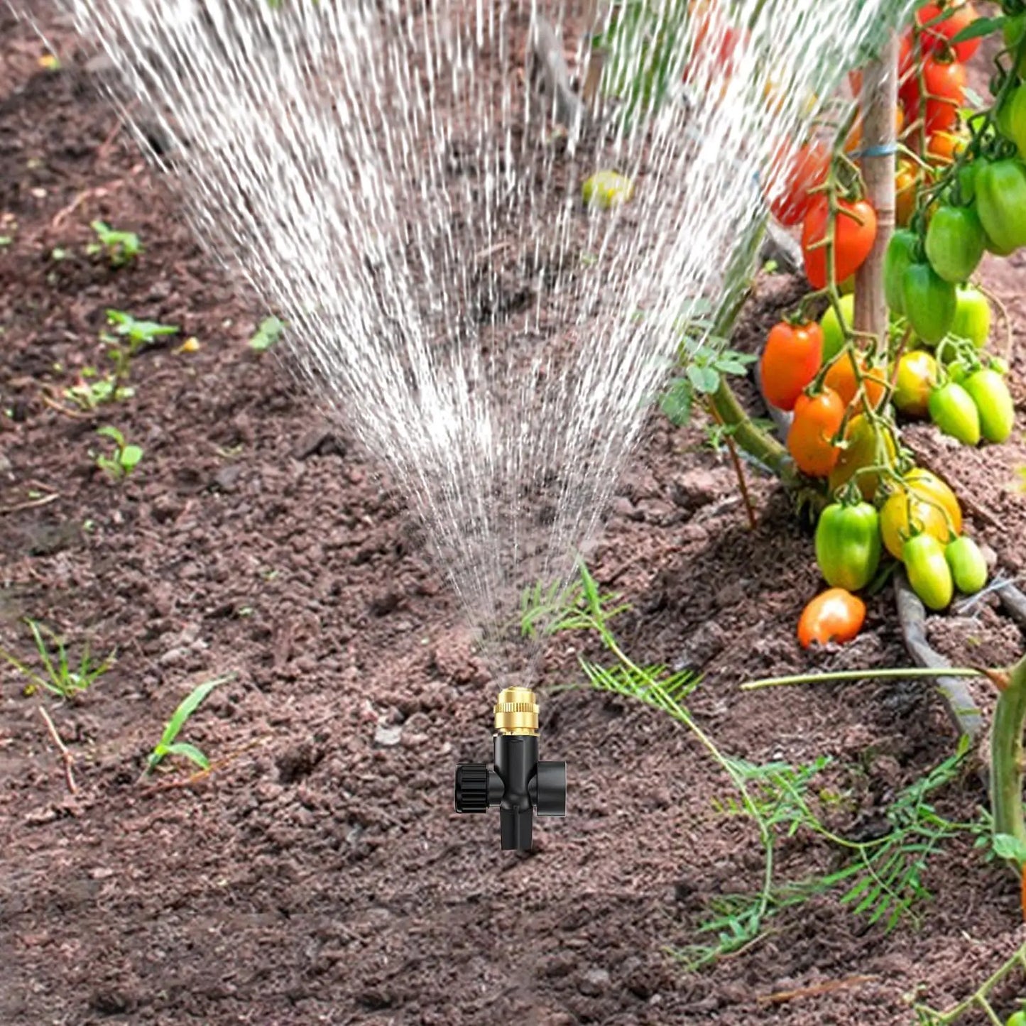 Lawn Sprinkler 360 Rotating Irrigation Sprayer Weather-Resistant Full Coverage Sprinklers For Gardening Farm Lawn Greenhouse