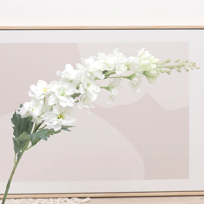 75cm Autumn Artificial Hyacinth Flowers Long Branch Wisteria Fall Christmas Home Room Wedding Table Decor Fake Floral Wreath