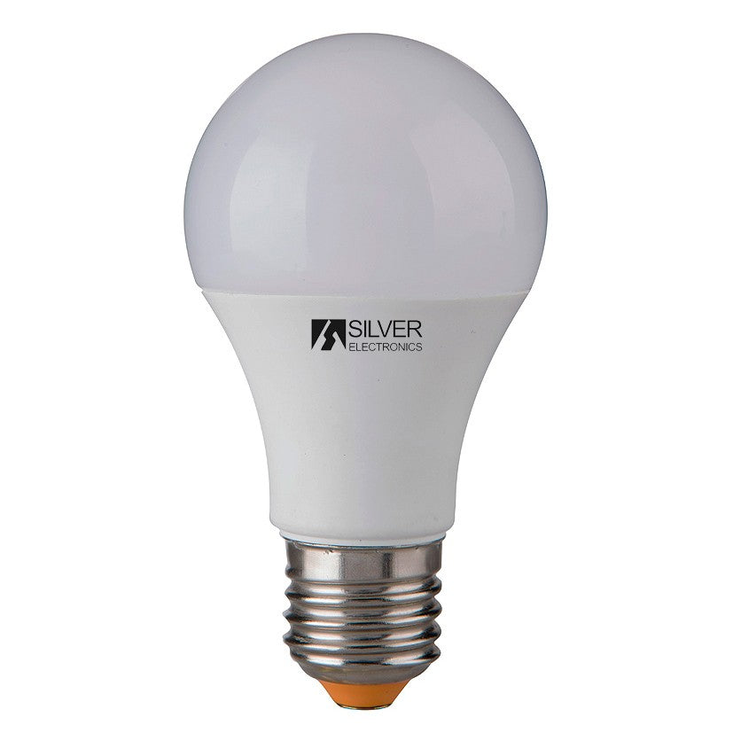 Spherical LED Light Bulb Silver Electronics 980927 E27 10W Warm light
