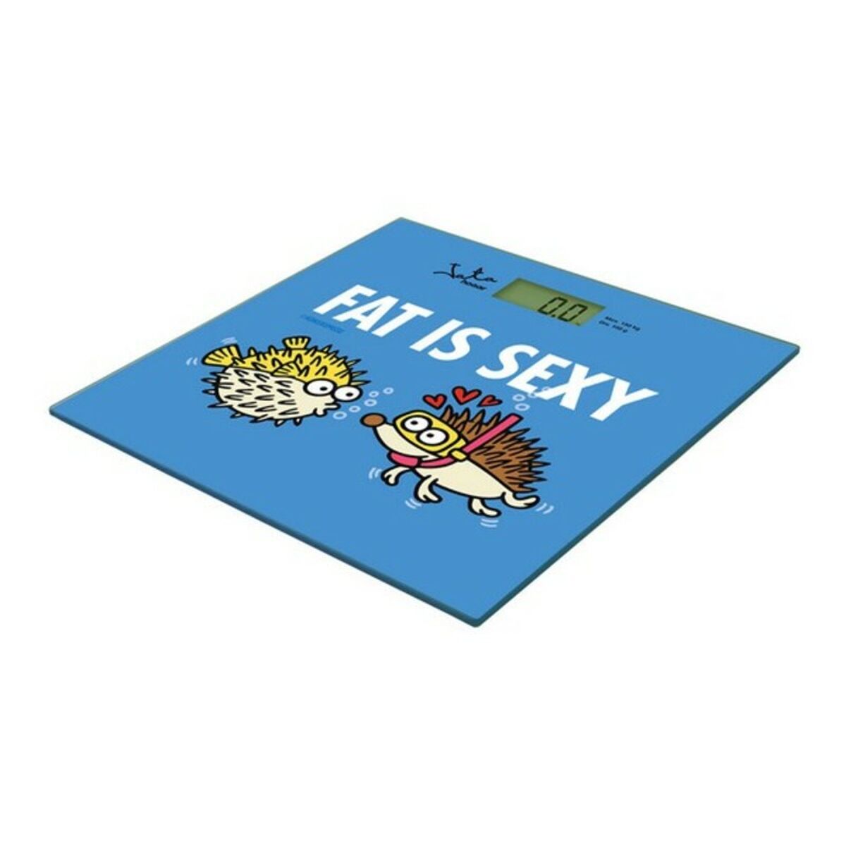 Digital Bathroom Scales Fat is Sexy JATA 294K * 150 Kg Blue