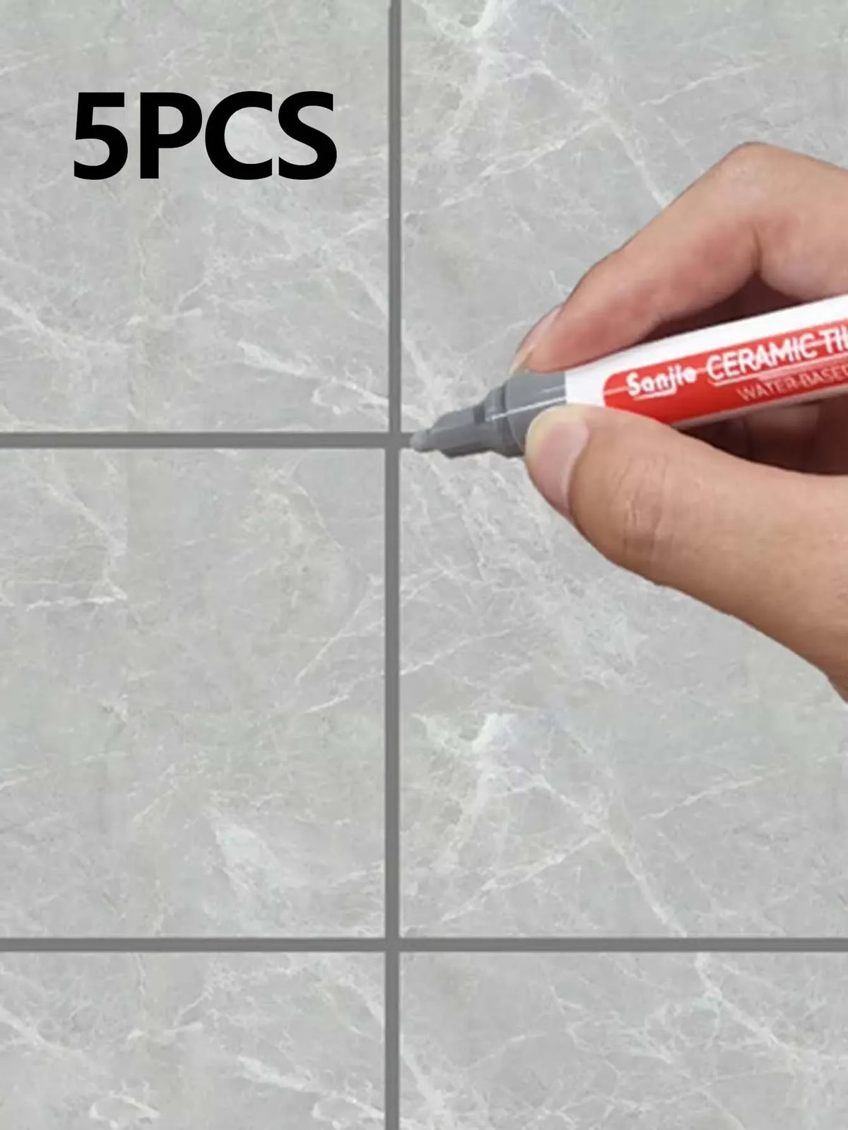1/5/10PC Waterproof Marker Pen Wall Seam Repair Tiles Grout Markers Pens Floor Bathroom Decontamination Paint Brush Tools