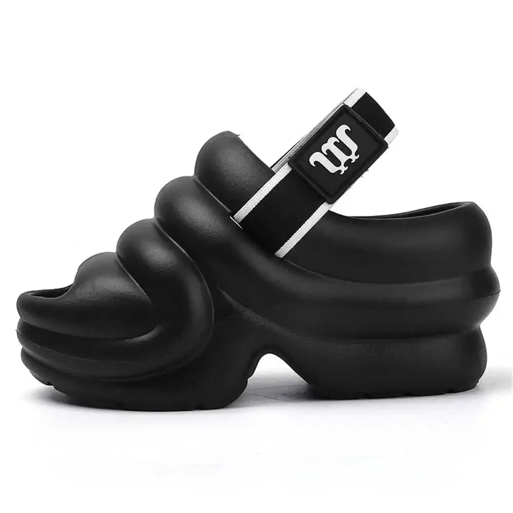 Platform Round Tip Womens Luxury Flat Sandals Slippers For Summer Shoes Plus Size Sneakers Sport Top Grade Global Brands