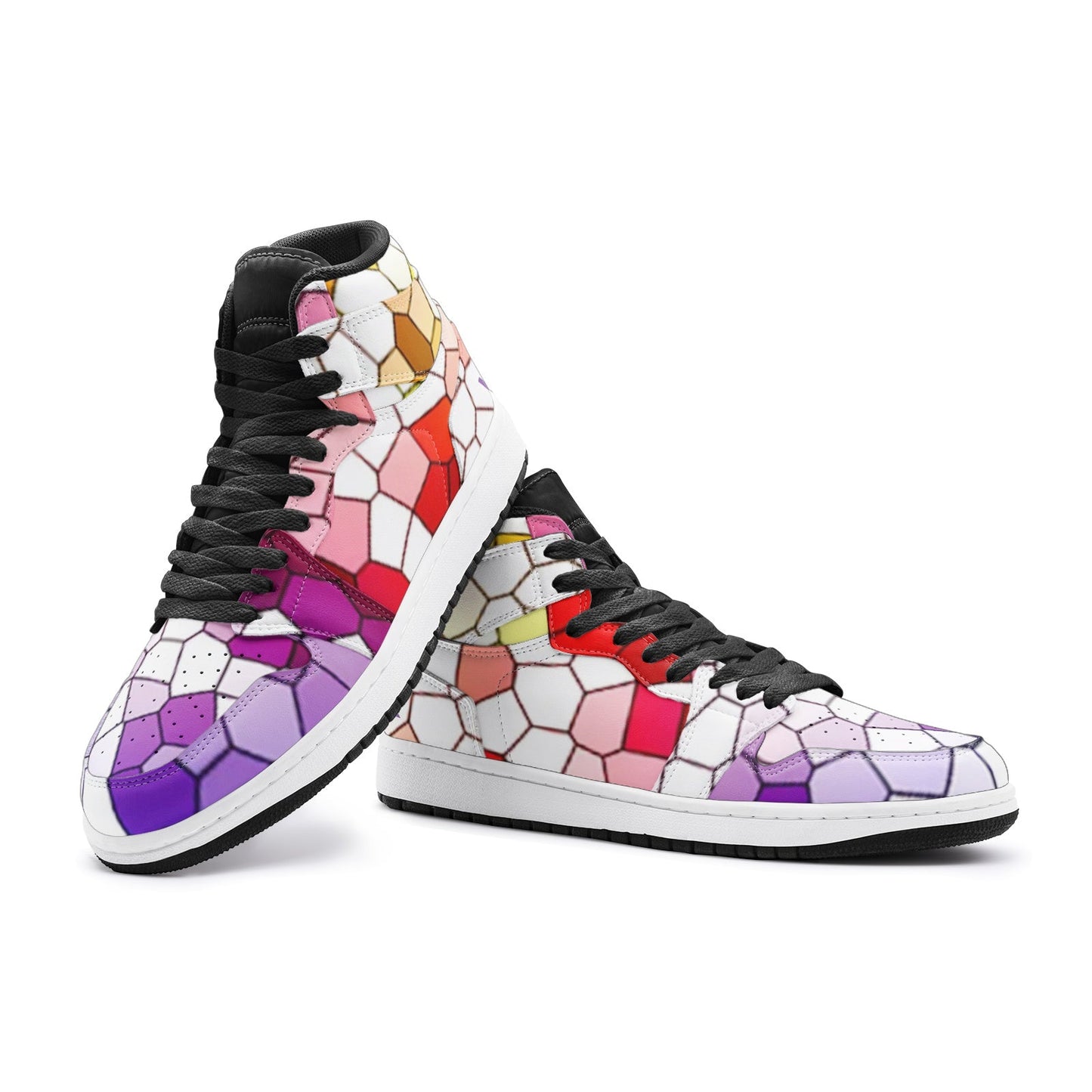 VIPER HIP HOP SHOES High Top Style 55TO 02 Mosaic Sneakers