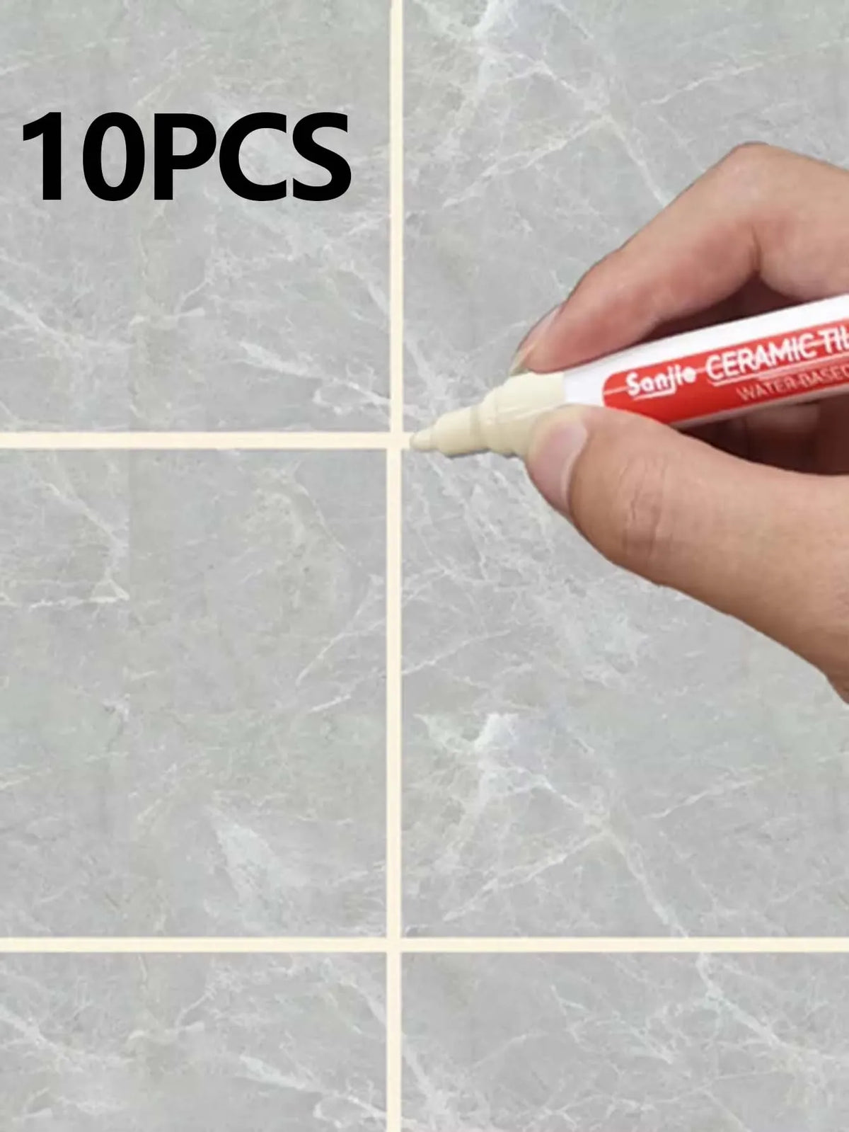 1/5/10PC Waterproof Marker Pen Wall Seam Repair Tiles Grout Markers Pens Floor Bathroom Decontamination Paint Brush Tools