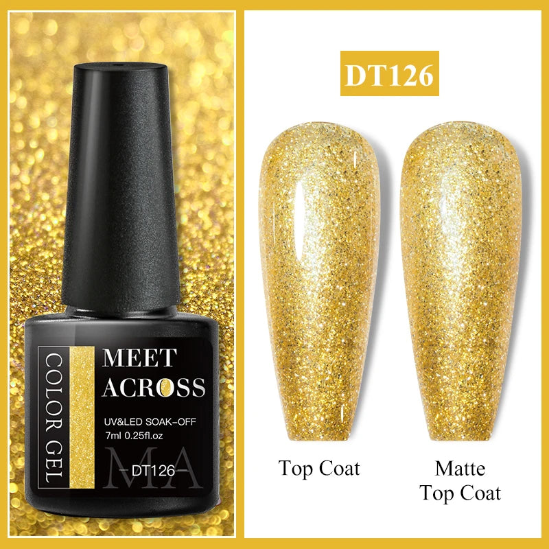 9D Reflective Magnetic Gel Nail Polish 7ml Shiny Glitter Cat Eye Nail Gel Varnishes Semi Permanent Soak Off UV Gel Nail Art