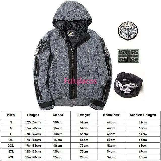 Fulujiacos Game Call of Duty Men Modern Warfare 2 Task Force 141 Ghost Coat Cosplay Costume
