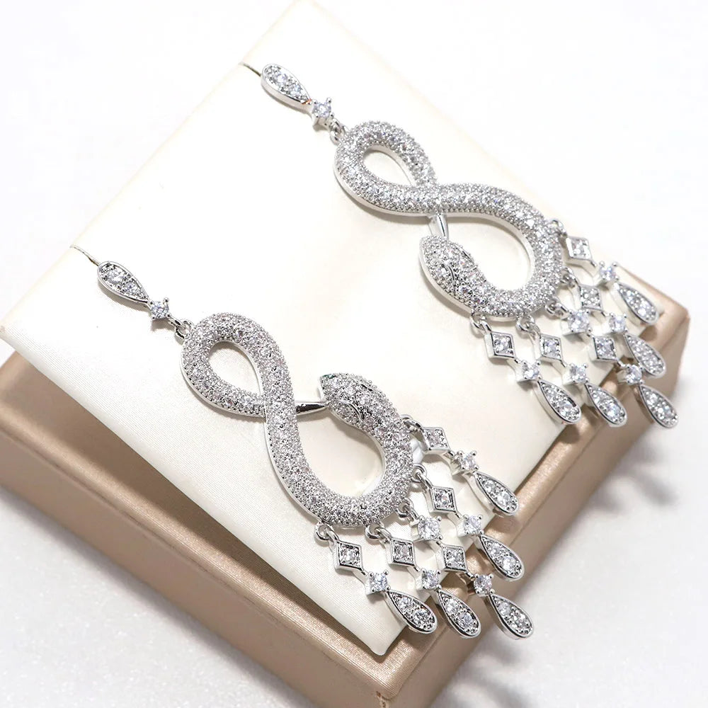 Simple cubic zirconia jewelry set for women, wedding jewelry for Saudi Arabian brides, exquisite accessories, high quality, 2 pi