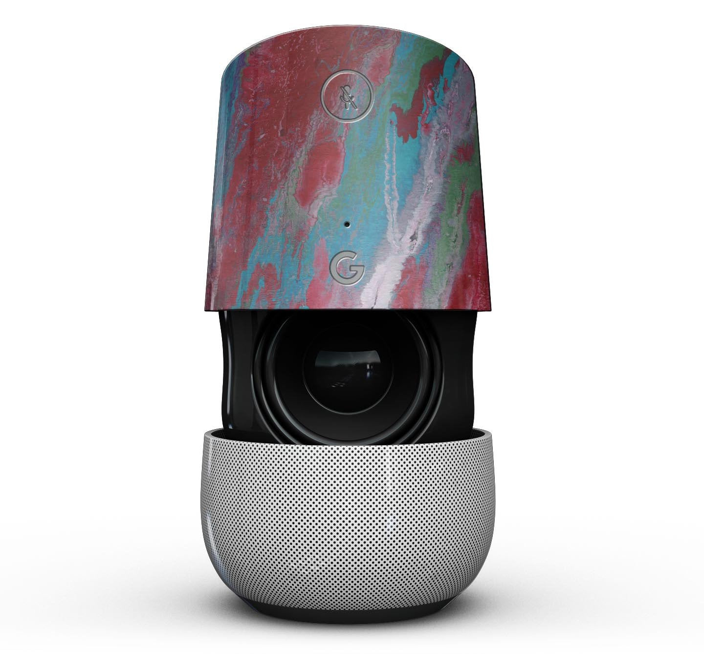 Abstract Wet Paint Red and Blue - Full-Body Skin Kit for the Google