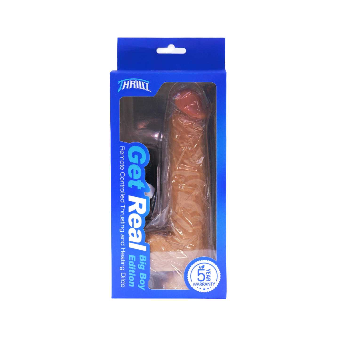 Get Real Big Boy 8 inch Remote Controlled Vibrating Thrusting Heating