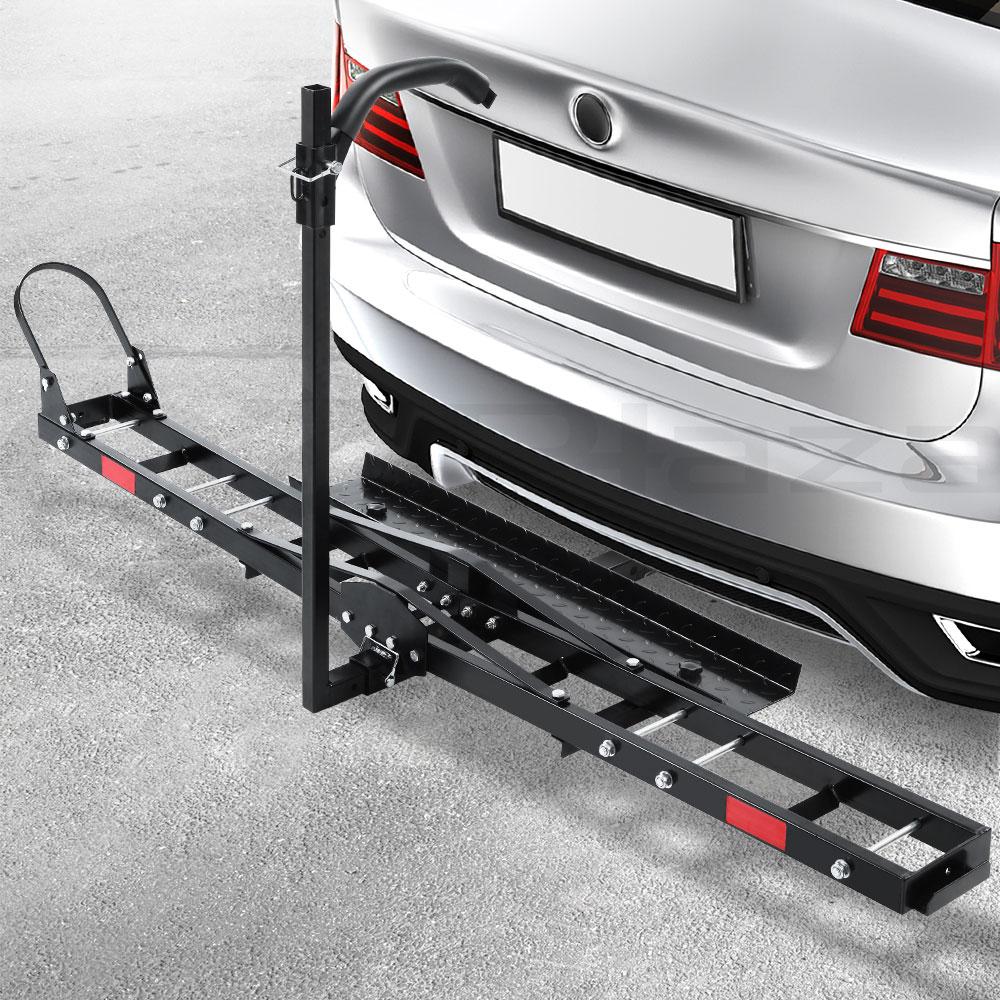 Giantz Motorcycle Motorbike Carrier Rack Ramp 2"Towbar Adjustable