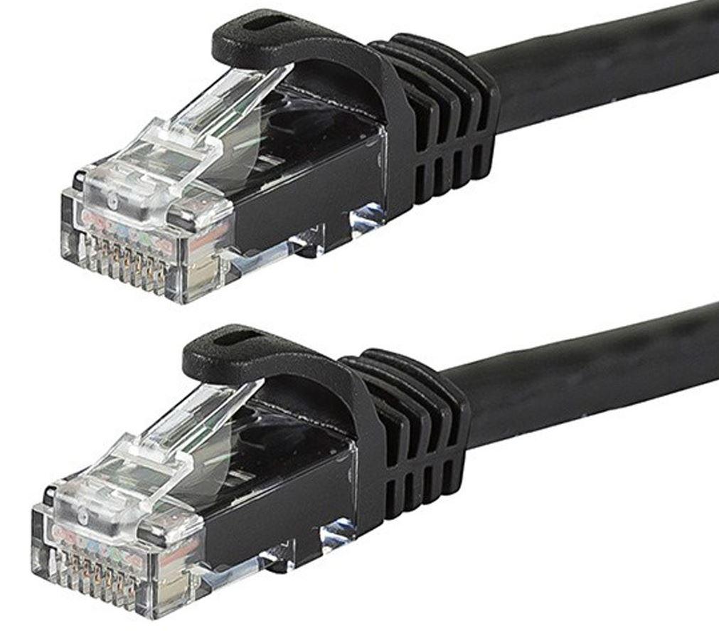 ASTROTEK CAT6 Cable 20m - Black Color Premium RJ45 Ethernet Network
