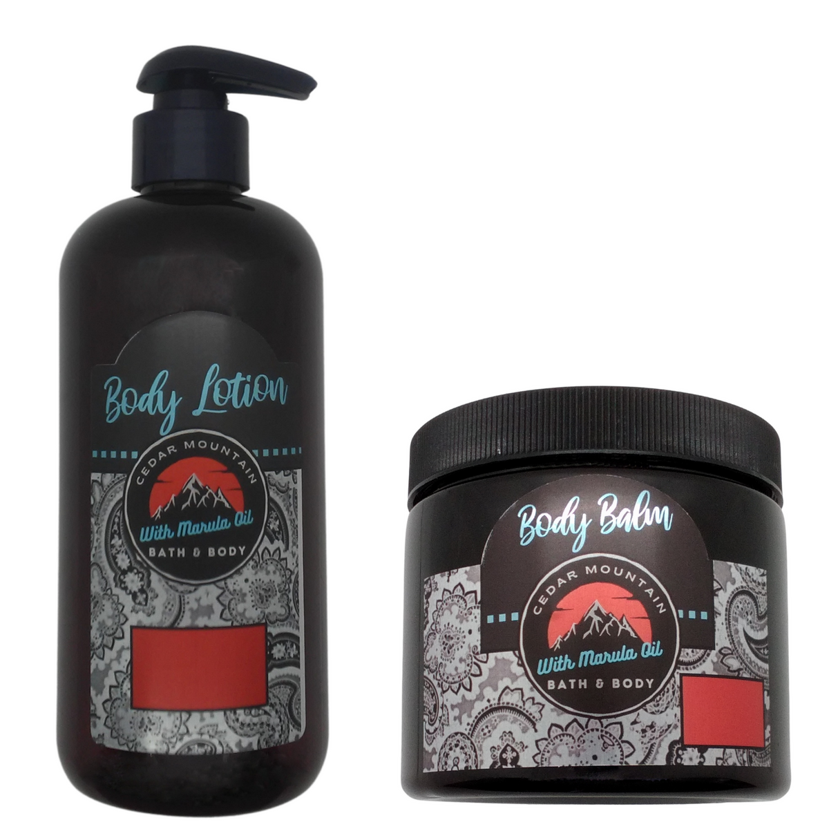 Cedar Mountain Sexy Sandalwood Scented Marula Oil Body Lotion and Body