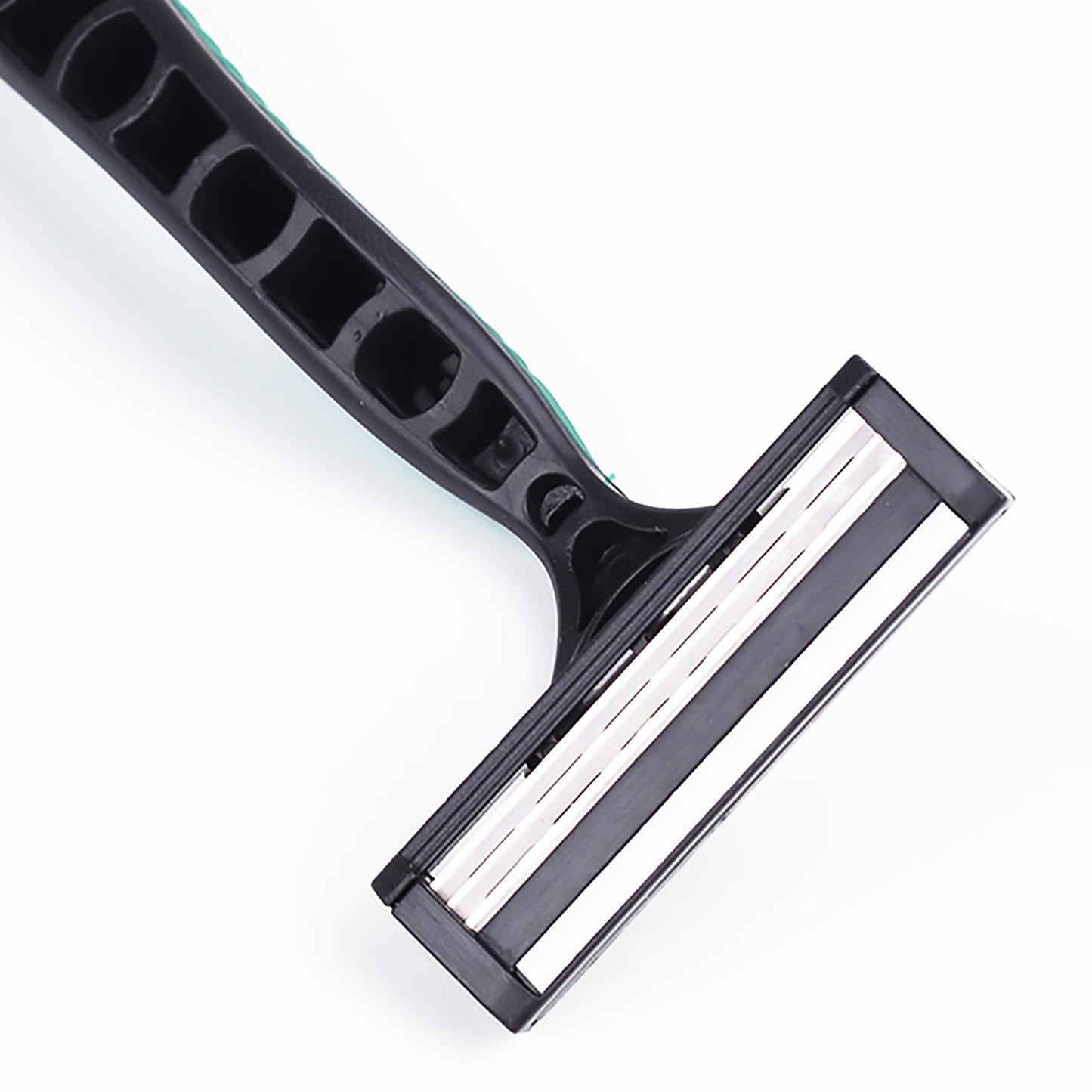 12 Disposable Razors Bundle – Green & Blue, 3-Blade Shaving Technology