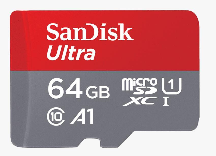 SANDISK 64GB Ultra microSD SDHC SDXC UHS-I Memory Card 100MB/s Full HD