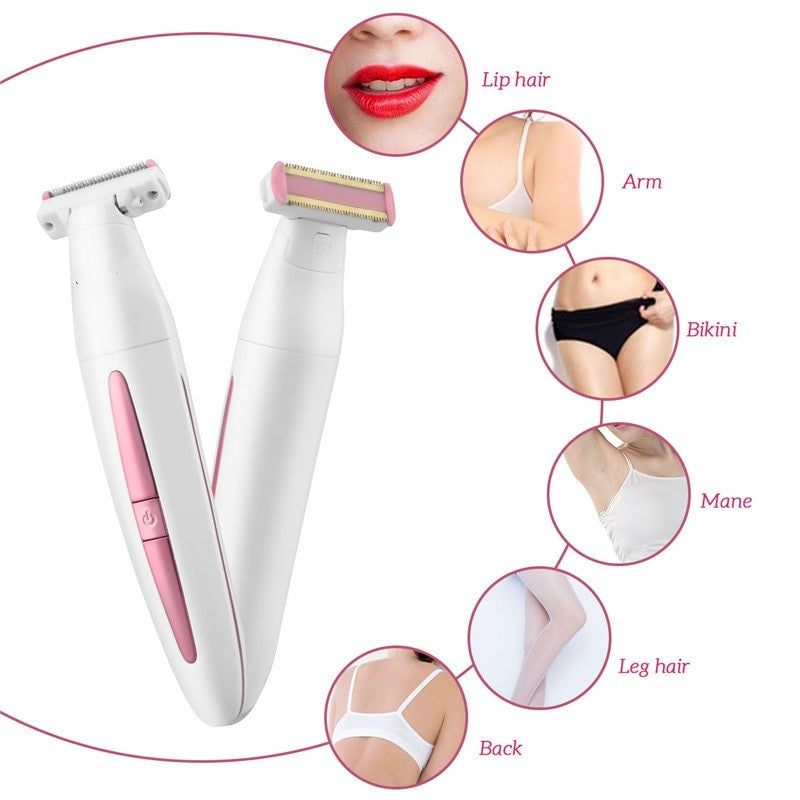 Waterproof Electric Women Epilator Hair Removal Face Bikini Legs