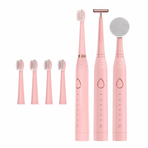 7 in 1 Electric Toothbrush Sonic Vibration 6 Modes USB