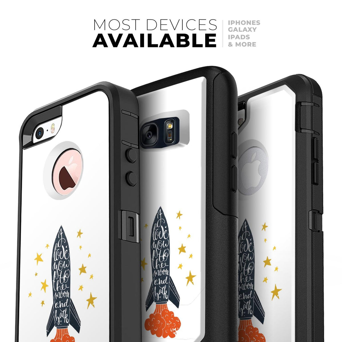 I Love You To The Moon And Back - Skin Kit for the iPhone OtterBox
