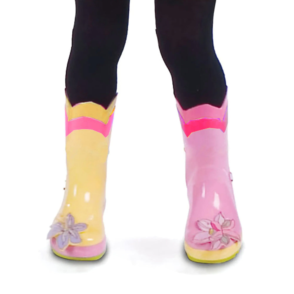 Lotus Flower Rain Boots